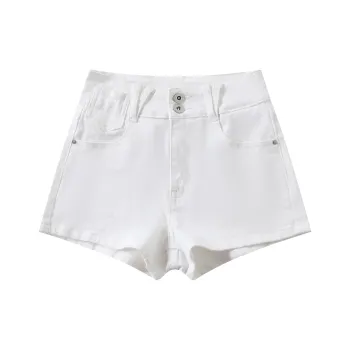 Wen Shan Denim Shorts Women's White