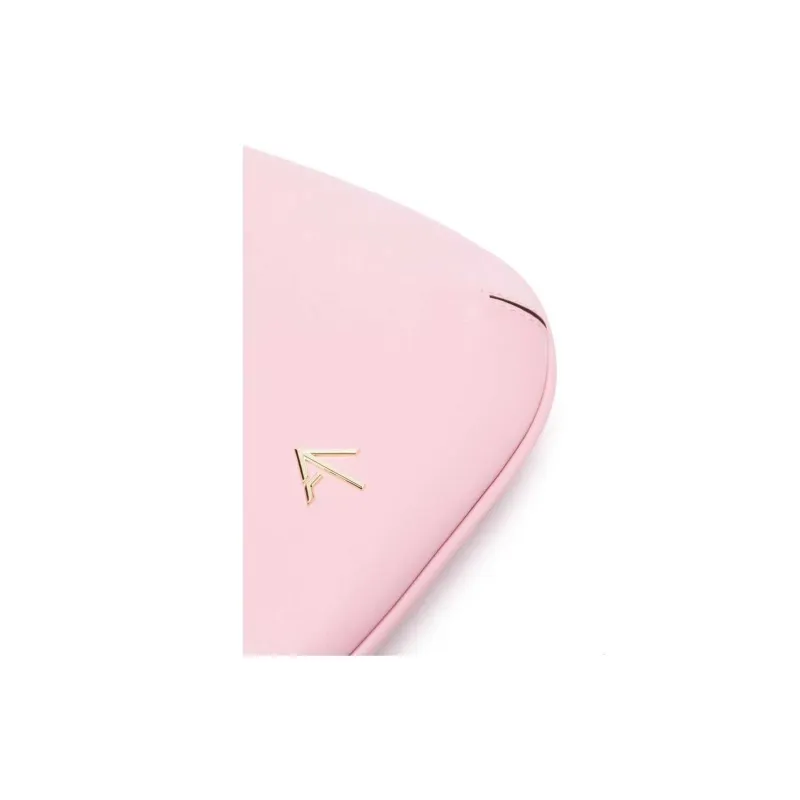 Manu Atelier Cow Leather Handbags Shoulder Bags Women's Pink-2