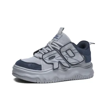 DEERWAY Slip Resistant Height Increasing Low Top Skateboard Shoes Men's
