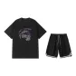 2 Pack (Black Top+Black Shorts)
