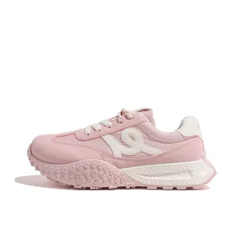 HUANQIU Abrasion Resistant Lightweight Rebound Low Top Casual Shoes Women's Pink