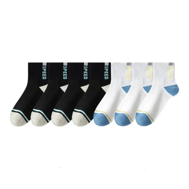 7 SEVFUN Mid Calf Socks Men's Combo Set-30