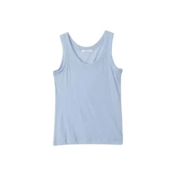 CINOH Tank Tops Women's Sax Blue