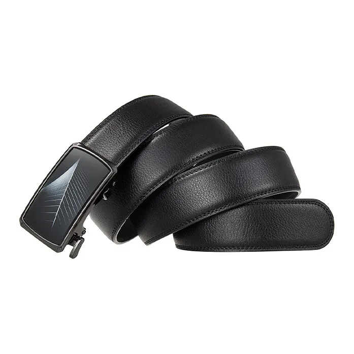 Yalu Preferred Cow Split Leather Belts Men's Width 3.5CM-3