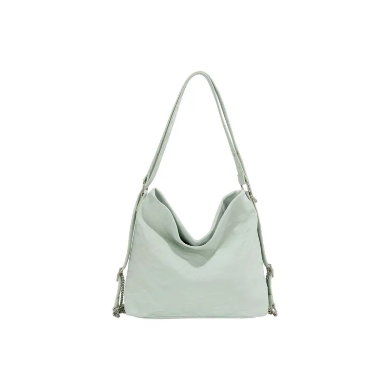 ALI THE FOX Synthetic Leather Shoulder Bag Women's Cream Green-0