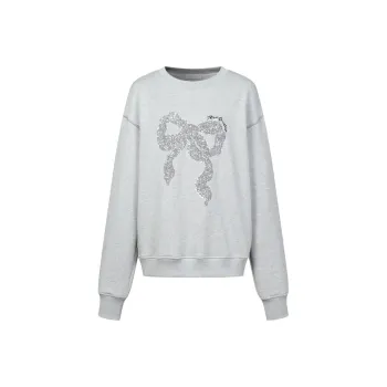 Three Quarters Sweatshirt Women's Gray