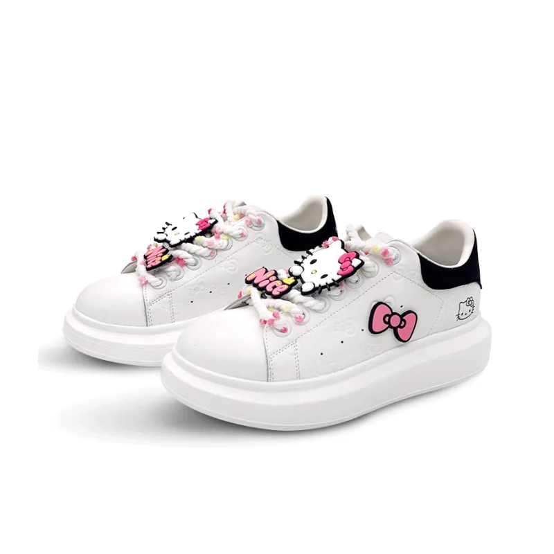 Hello Kitty White Casual Shoes Women's Low Top-1