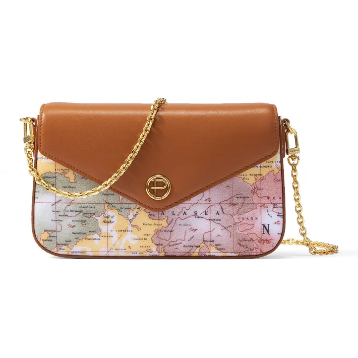 PAPRIKA Cow Leather Shoulder Bag Women's Multicolor-5