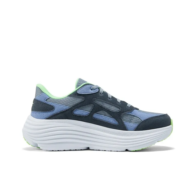 Skechers Women's GO Series Low Top Running Shoes Women's Gray Blue-1