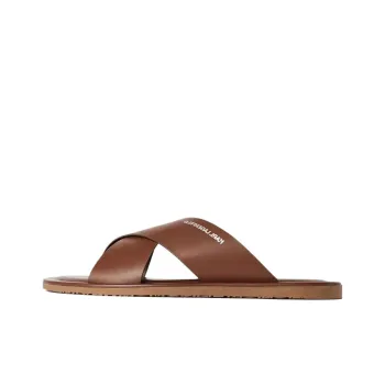 KARL LAGERFELD Slide Slippers Men's Umber