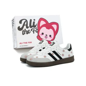 ALI THE FOX Low Top Skateboard Shoes Women's White