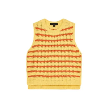 ZARA Tank Tops Women's Yellow