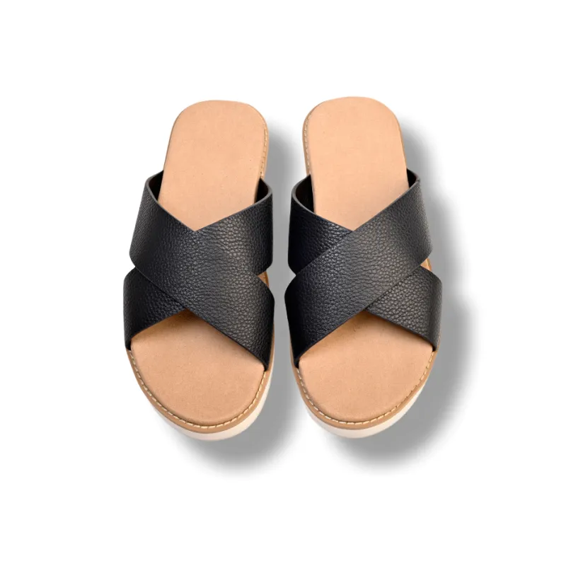 Brounvanm Rubber Sole Slip Resistant Quick Dry Slide Slippers Men's-2