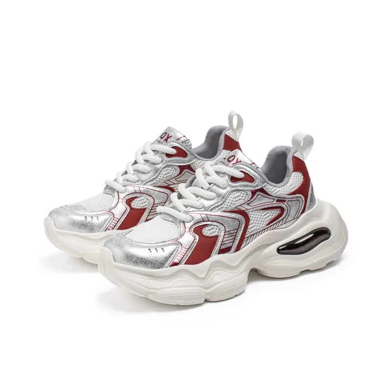 Magelly Shock Absorbers Slip Resistant Breathable Low Top Chunky Sneakers Men's-7