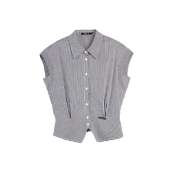 ELLE Shirts Women's Black White