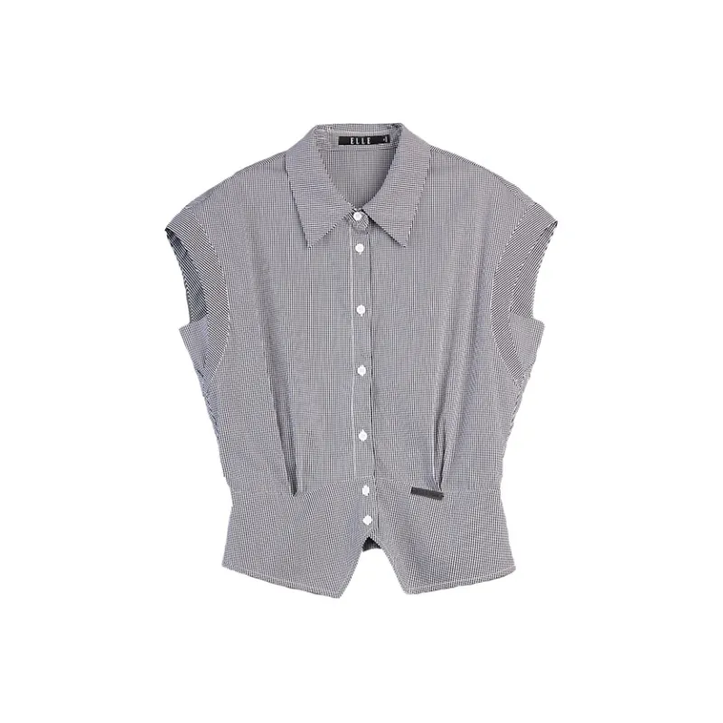 ELLE Shirts Women's Black White-0