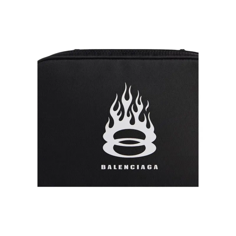 Balenciaga Beech Wood Travel Storage Bag Unisex Black-3