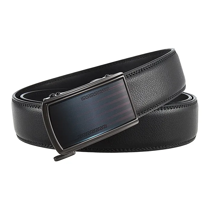Yalu Preferred Cow Leather Belts Men's Width 3.5CM-3