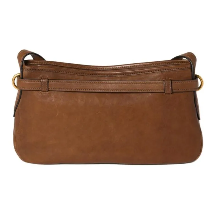 MIU MIU Aventure Sheepskin Shoulder Bag Women's Oak-2