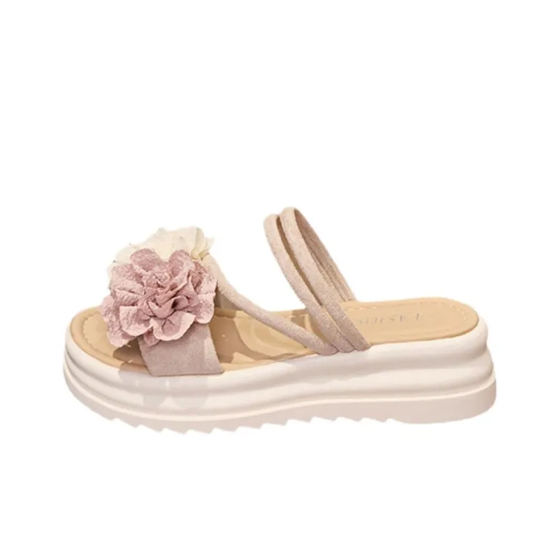 WUJI Slip Resistant Abrasion Resistant Cushioning Slide Slippers Women's-0