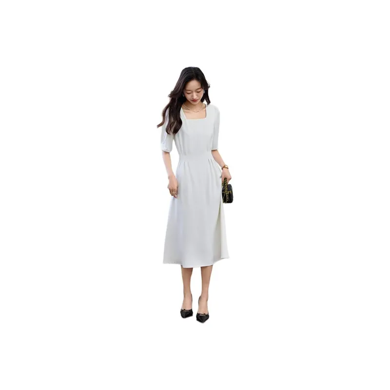 Taste The Color Short Sleeved Dress Women's-0