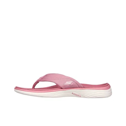 Skechers Arch Fit Slip Resistant Flip Flops Women's Light Purple