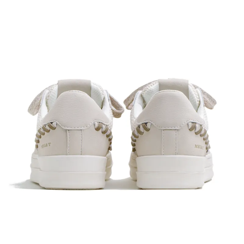 MADEN Low Top Skateboard Shoes Men's White-3