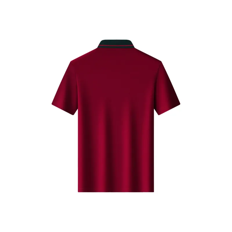 Loz Polo Shirts Men Burgundy-1