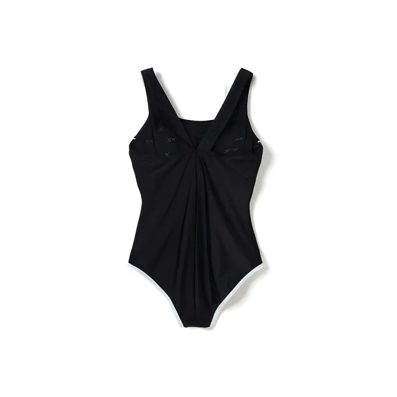 XTEP One piece Swimsuit Women's Black-1