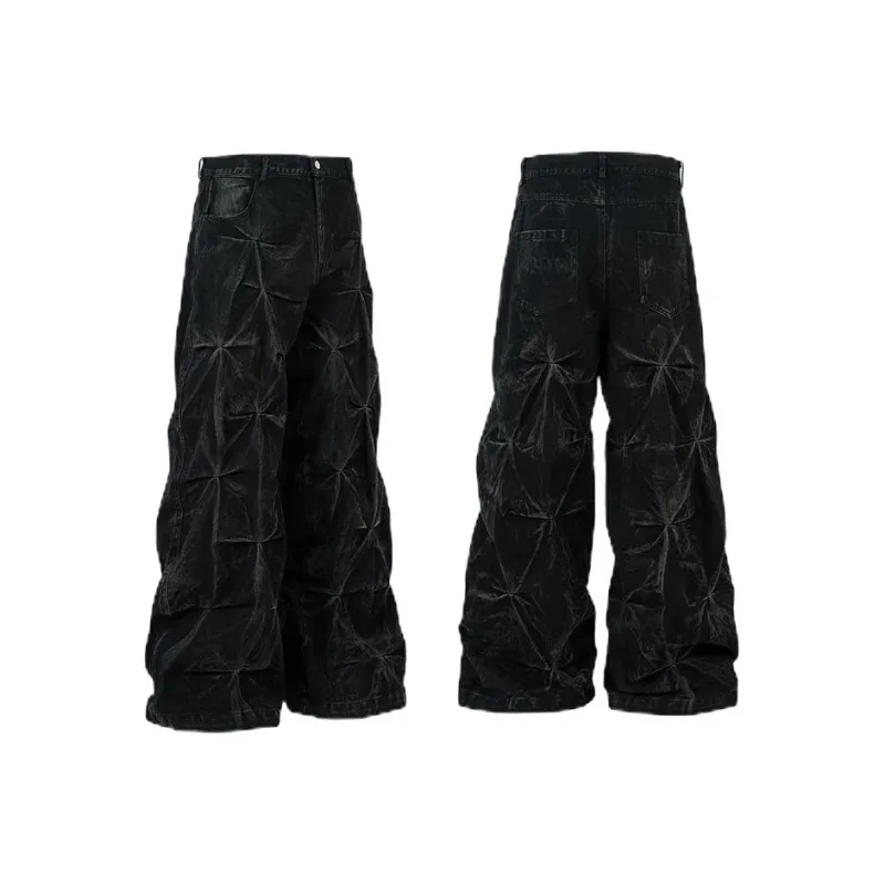 HKRXEC Jeans Men Black-2