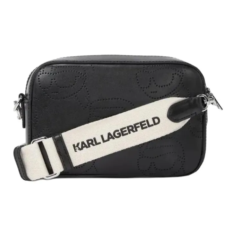 KARL LAGERFELD / Karl Lagerfeld Jeans Ikon Perforated Cross Body Bag-1
