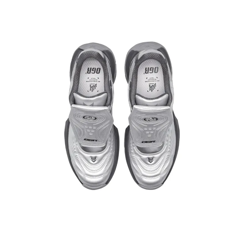 OGR Nova Og Silver Bowling Slip Resistant, Breathable, Lightweight Low Top Casual Shoes Unisex Antique Silver-1