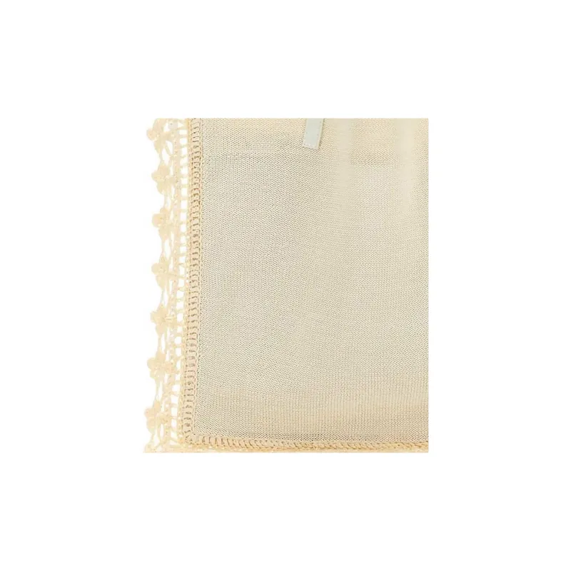 JW Anderson Nylon, Raffia Handbag Regular Women's Ecru-4