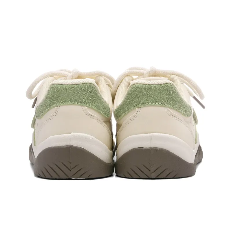 The New Age Family Low Top Skateboard Shoes Women's Yellow Green-3