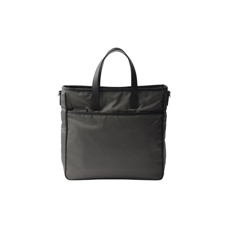 PRADA Re Nylon Tote Bag, Shopping Bag, Shoulder Bag, Crossbody Bag, Handbag Unisex Forest Green-2