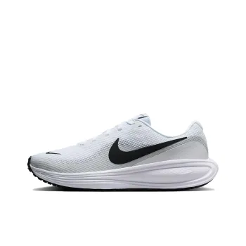 Nike REVOLUTION 8 Anti Slip Wear Resistant Low Top Casual Running Shoes Men's White