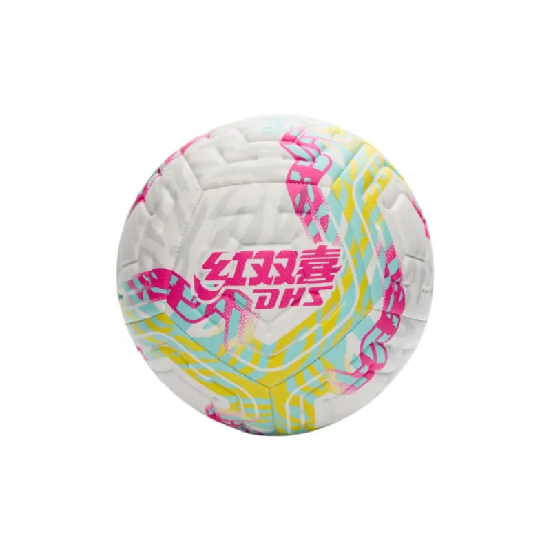 DHS Size 4 Soccer PVC Machine Stitched Soccer Ball Kids' Pink-0