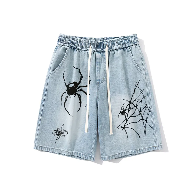 VXOXV Denim Shorts Unisex-4