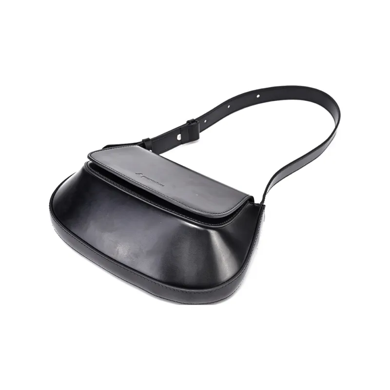 AQUASCUTUM Flap Lightweight Handbag, Shoulder Bag Women's Bag Regular Women's Black/Brown/Ecru-9