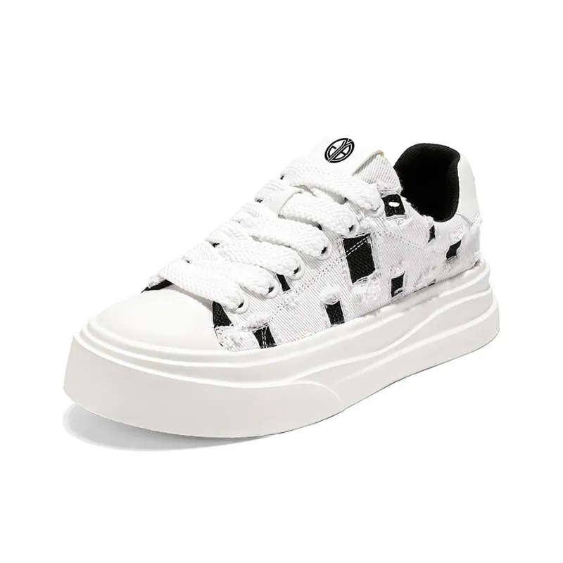Yi Jiabao Slip Resistant, Abrasion Resistant, Breathable Low Top Skateboard Shoes Men's-0