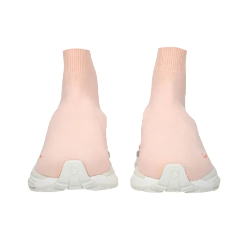 FERRAGAMO High Top Casual Shoes Women's Pink-4