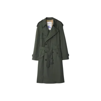 Burberry Trench Coat Men's Green
