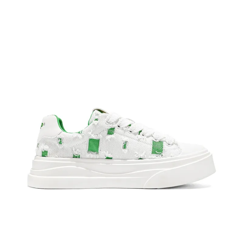 Yi Jiabao Slip Resistant, Abrasion Resistant, Breathable Low Top Skateboard Shoes Men's-6
