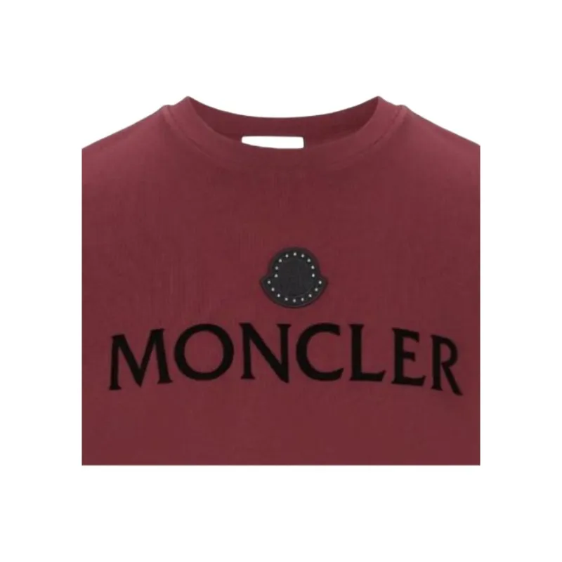 Moncler T-Shirts Men Red-1