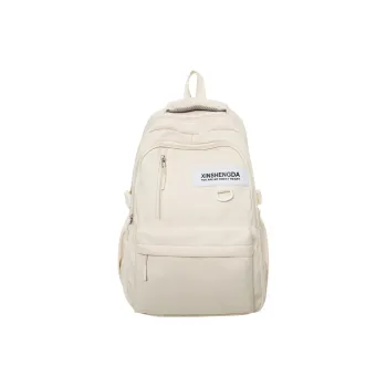 URBAN FOREST Polyester Backpack Tubas Unisex White/Black