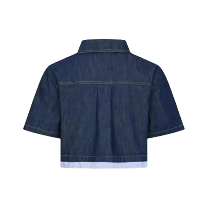 URBAN REVIVO Shirts Women's Indigo-1