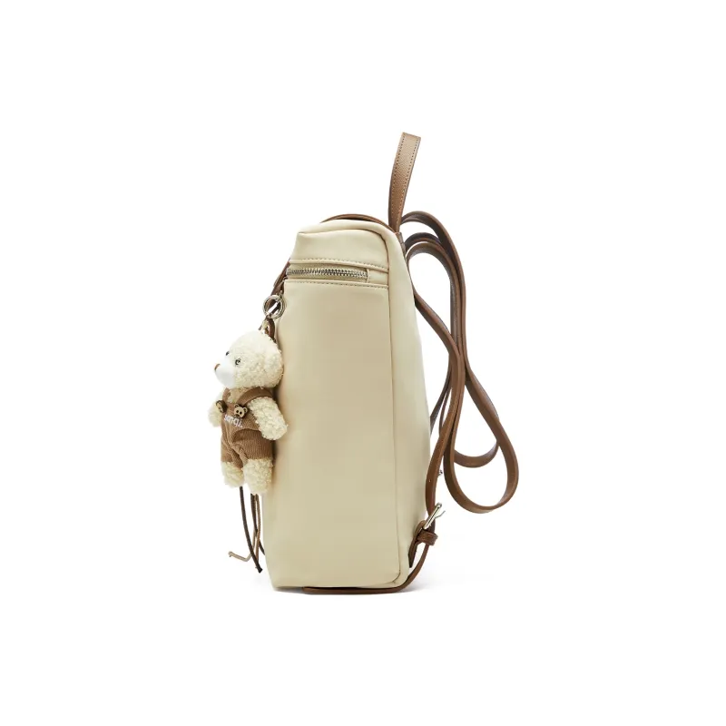 JOSINY Synthetic Leather Backpack Women's Apricot-2