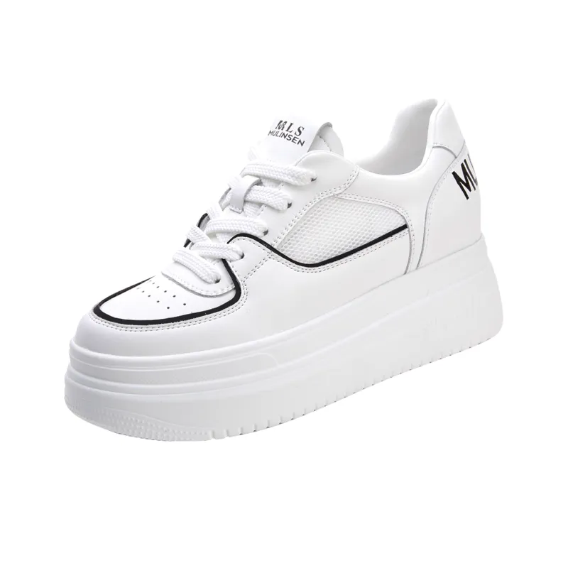 Mulinsen Wear resistant And Lightweight Low Top Skateboard Shoes Women's-6