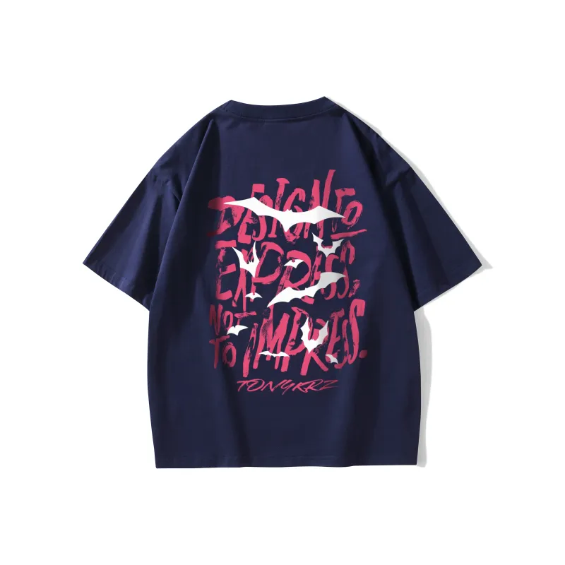 TONYKRZ T Shirts Unisex Navy Blue-0