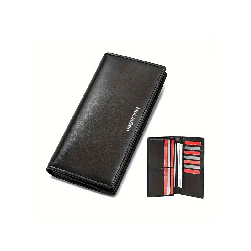 Mulinsen PU Wallet Regular Unisex Black/Blue/Brown/Jasper-0